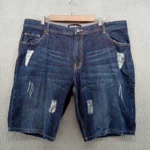 Jake Austin Jean Shorts Mens Size 42 Blue Distressed Thrashed‎ Urban Emerson